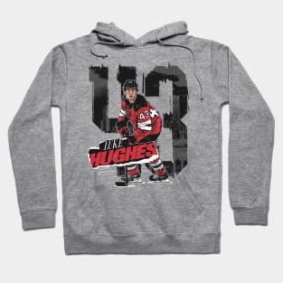 Luke Hughes New Jersey Rough Hoodie